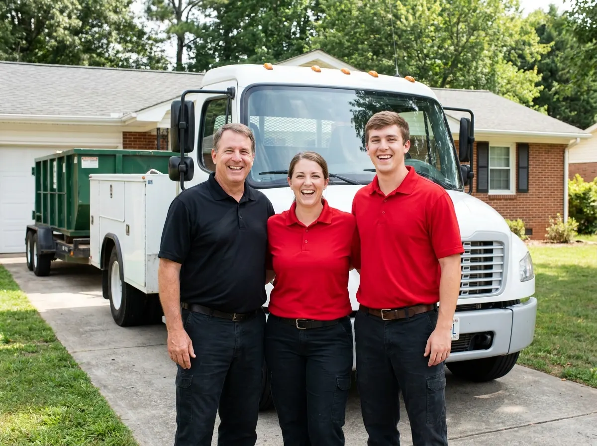 The Vanguard Dumpster Rental team, dumpster rental in Greensboro, NC